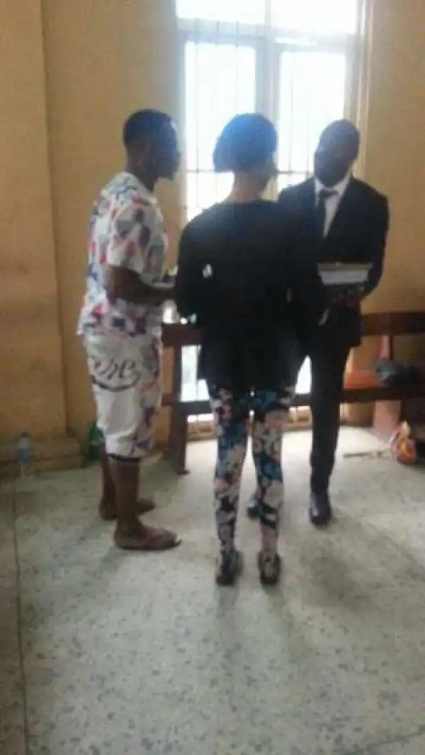 Lady Who Accused Apostle Suleman Appears In Court With Her Male Colleague (Photos)